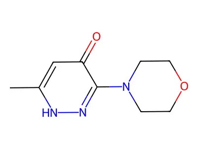 4-Pyridazinol, 6-methyl-3-(4-morpholinyl)- structure