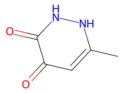 3,4-Pyridazinediol, 6-methyl- structure