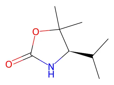 4-Isopropyl-5,5-dimethyl-oxazolidin-2-one structure