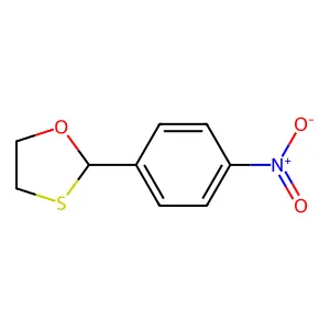 2-(4-硝基苯基)-1,3-噁硫杂环戊烷 structure