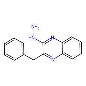 2-Benzyl-3-hydrazinoquinoxaline structure