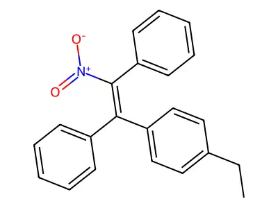 (E)-1,2-Diphenyl-1-(p-ethylphenyl)-2-nitroethylene structure