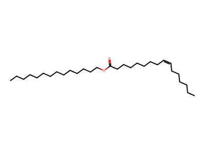Myristyl palmitoleate structure