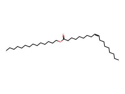 9-十八碳烯酸(9Z)-十四烷基酯 structure