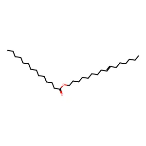 Hexadec-9-en-1-yl tetradecanoate structure
