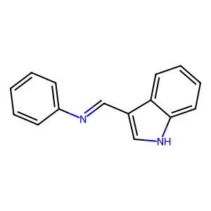 3-(N-Phenylformimidoyl)indole structure