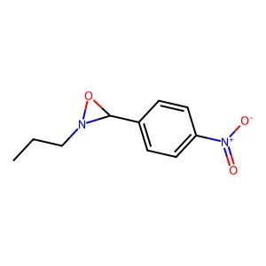 Oxaziridine, 3-(4-nitrophenyl)-2-propyl- structure