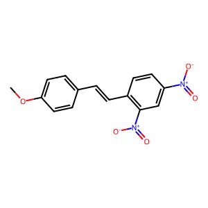 4'-Methoxy-2,4-dinitrostilbene structure
