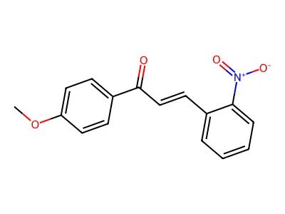 1-(4-Methoxyphenyl)-3-(2-nitrophenyl)prop-2-en-1-one structure