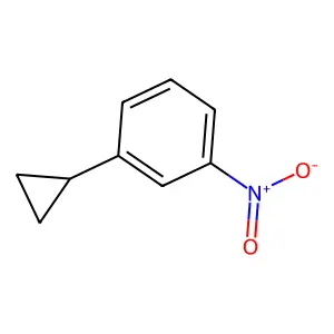 1-Cyclopropyl-3-nitrobenzene structure