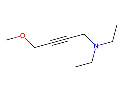 N,N-Diethyl-4-methoxy-2-butyn-1-amine structure