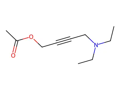 4-(Diethylamino)but-2-yn-1-yl acetate structure