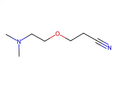3-(2-(二甲氨基)乙氧基)丙腈 structure