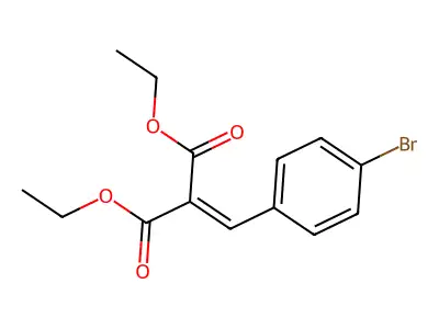 Diethyl (4-bromobenzylidene)malonate structure