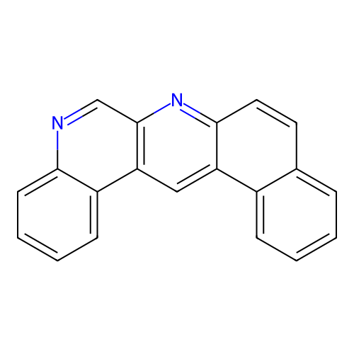 Benzo(f)naphtho(2,1-b)(1,7)naphthyridine structure