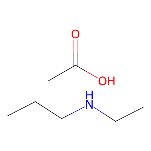 1-Propanamine, N-ethyl-, acetate structure
