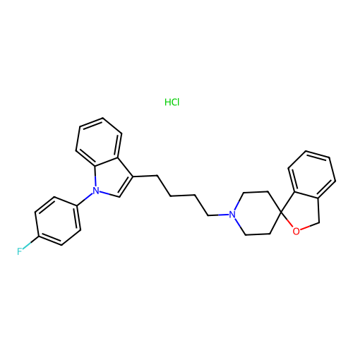 Siramesine hydrochloride structure