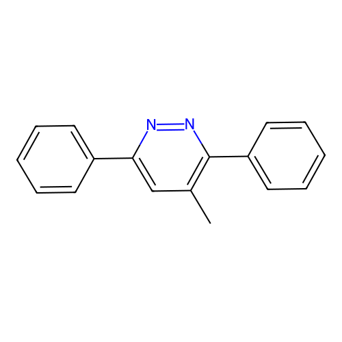 4-Methyl-3,6-diphenylpyridazine structure