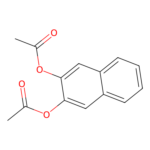2,3-Naphthalenediol diacetate structure