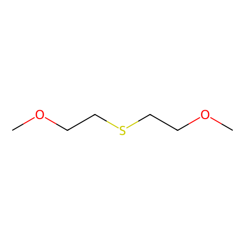 Bis(2-methoxyethyl) sulfide structure