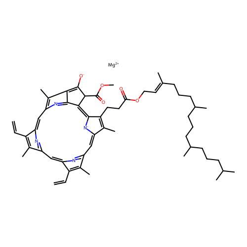 4-Vinylprotochlorophyll a structure