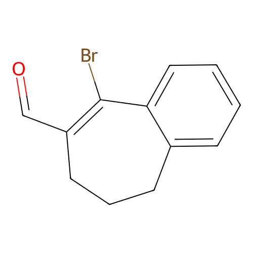 9-bromo-6,7-dihydro-5H-benzo[7]annulene-8-carbaldehyde structure