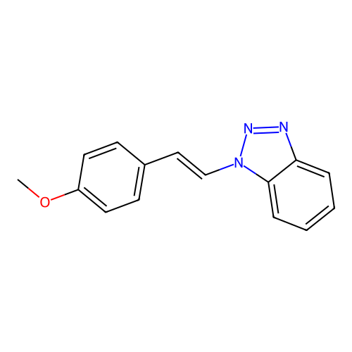1-(4-Methoxystyryl)-1H-benzotriazole structure