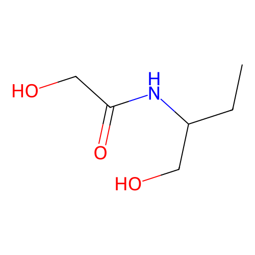 N-glycolyl-2-amino-1-butanol structure