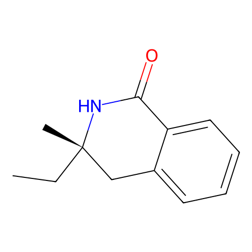 (3S)-3-ethyl-3-methyl-2,4-dihydroisoquinolin-1-one structure