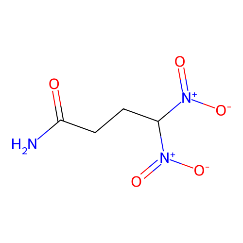 β,β-二硝基乙基乙酰胺 structure