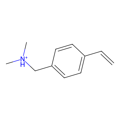 (Dimethylaminomethyl)styrene structure