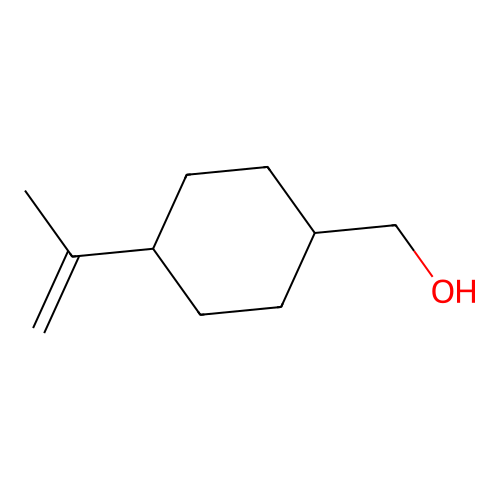 (4-(Prop-1-en-2-yl)cyclohexyl)methanol structure