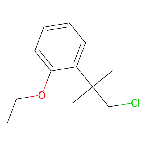 1-(1-Chloro-2-methylpropan-2-yl)-2-ethoxybenzene structure