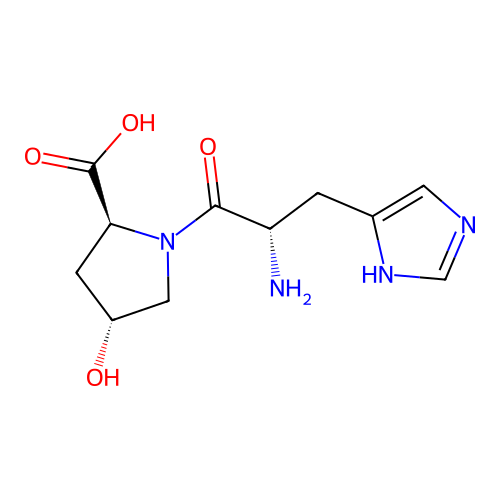 Histidinylhydroxyproline structure