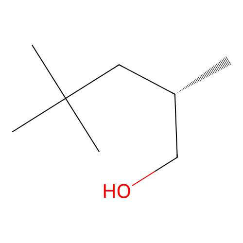 (2S)-2,4,4-trimethylpentan-1-ol structure
