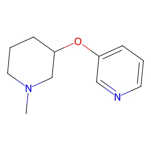 3-(1-Methylpiperidin-3-yl)oxypyridine structure