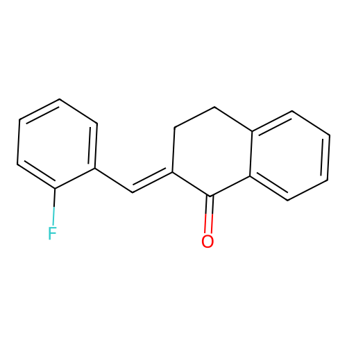 2-(2-Fluorobenzylidene)-3,4-dihydro-1(2H)-naphthalenone structure