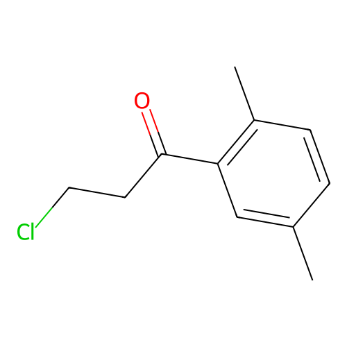 3-Chloro-1-(2,5-dimethylphenyl)propan-1-one structure