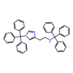 1,N-Ditritylhistamine structure