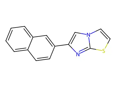 6-Naphthalen-2-ylimidazo[2,1-b][1,3]thiazole structure