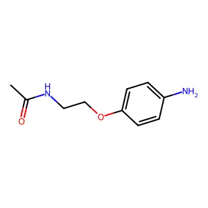 N-[2-(4-氨基苯氧基)乙基]乙酰胺 structure