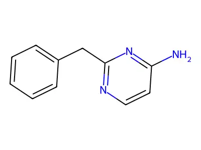 2-苄基嘧啶-4-胺 structure