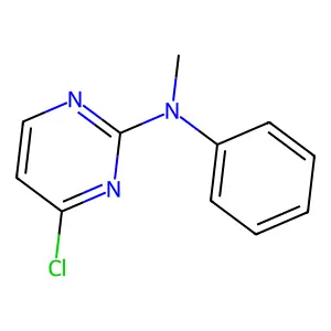 4-氯-N-甲基-N-苯基-2-嘧啶胺 structure