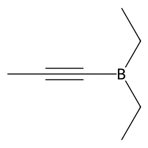 Borane, diethyl-1-propynyl- structure