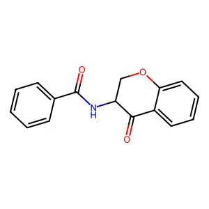 N-(4-Oxo-3-chromanyl)benzamide structure