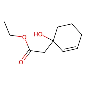Ethyl 2-(1-hydroxycyclohex-2-en-1-yl)acetate structure