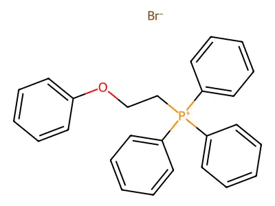 2-Phenoxyethyl(triphenyl)phosphonium structure