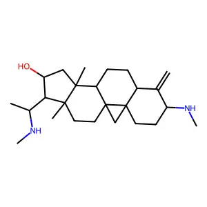 环黄杨碱 structure