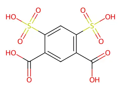4,6-二磺基间苯二甲酸 structure