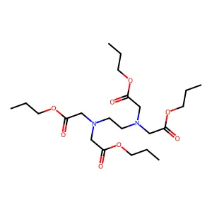 Glycine, N,N'-1,2-ethanediylbis[N-(2-oxo-2-propoxyethyl)-, dipropyl ester structure